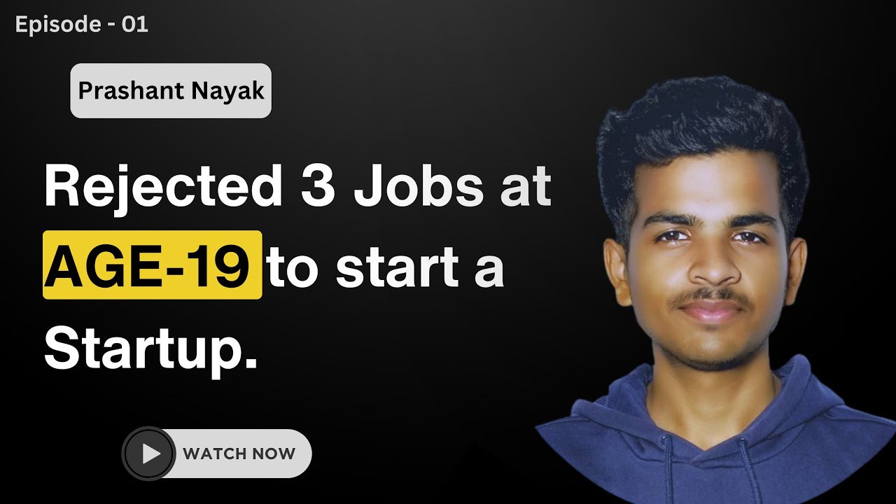 This 19-YEAR-OLD Entrepreneur Rejected 3 Job Offers to Build his own STARTUP